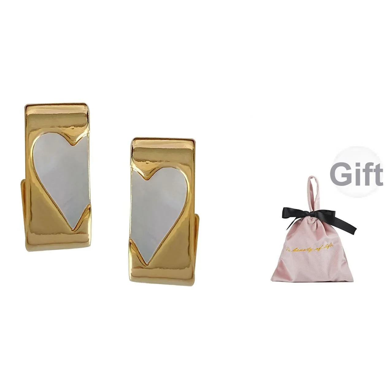 Wakfu Золото с покрытием медь 925 пробы серьги-гвоздики женские