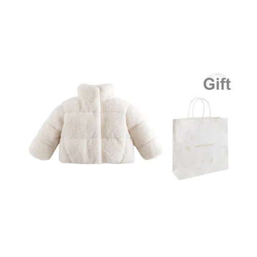 MARC JANIE Пуховик из пуха белый для подростков