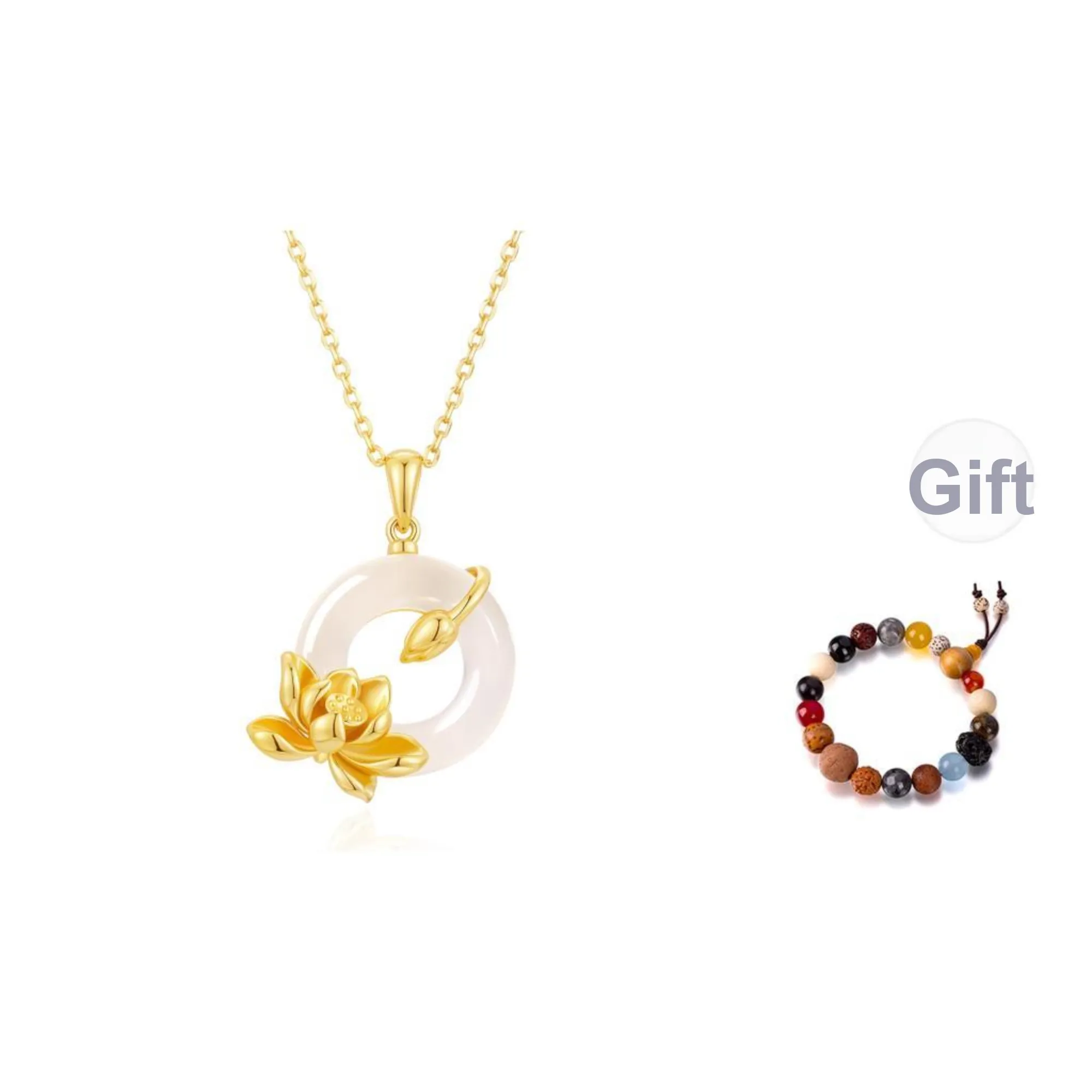 Central Fashion Chalcedony Necklaces Women's