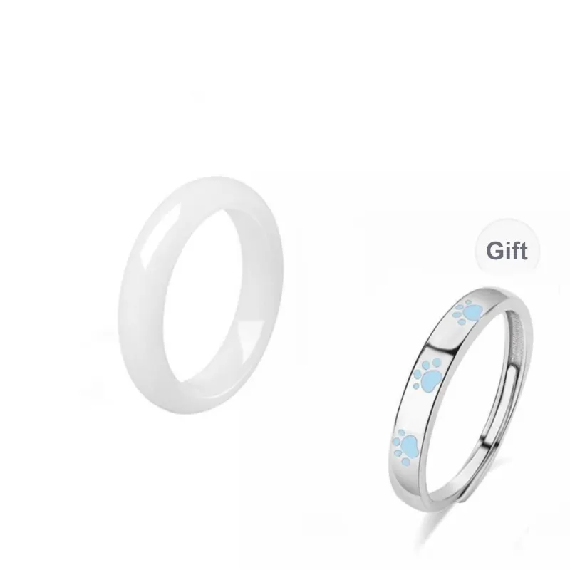 Jinghua Record Bodhi Root Adjustable Ring Unisex-3