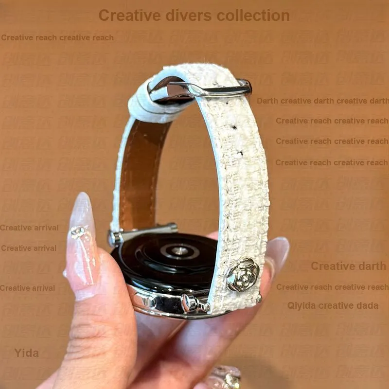 CHENSONG Huawei Compatibility Watch Band Woolen Material-3