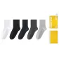 [5 Pack]White+Black+Dark Blue+Dark Gray+Light Gray