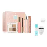 네 가지 색상의 아이섀도우 002 + 아이래쉬 프라이머 01 + 아이라이너 리퀴드 펜 SF01 + 립 로션 W02