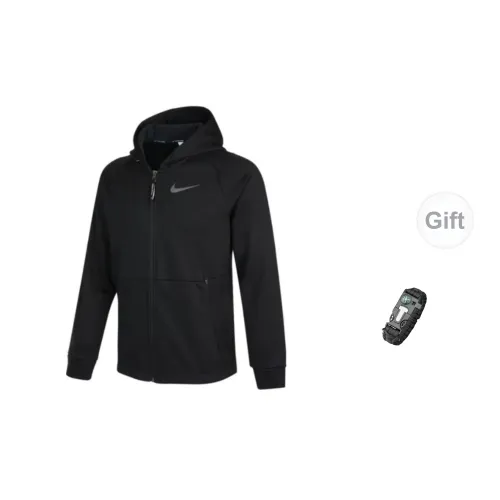 Nike Jackets Men Black Includes Wristband