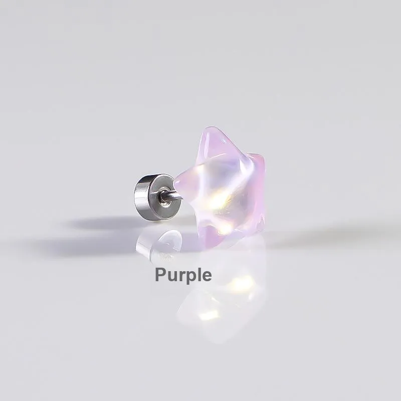 PAYMERY Titanium Steel Stud Earrings Unisex-9