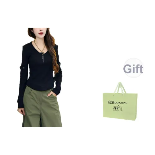 LANGQING Стандартная T-рубашка Женская