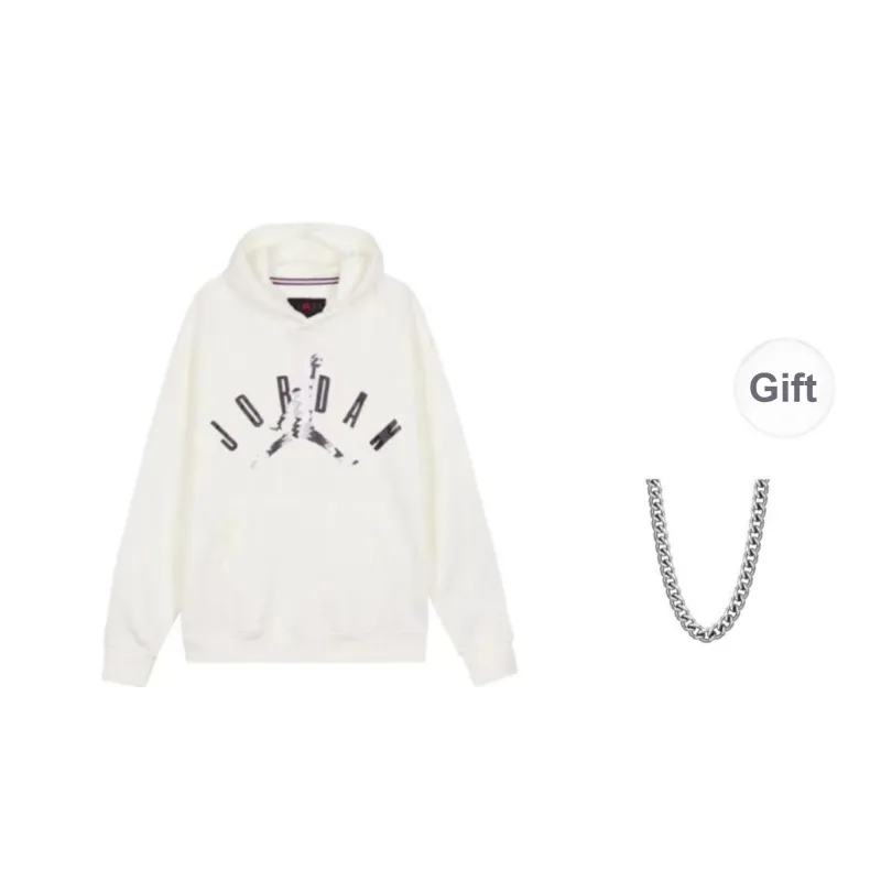 Jordan Sweatshirts Unisex White-0