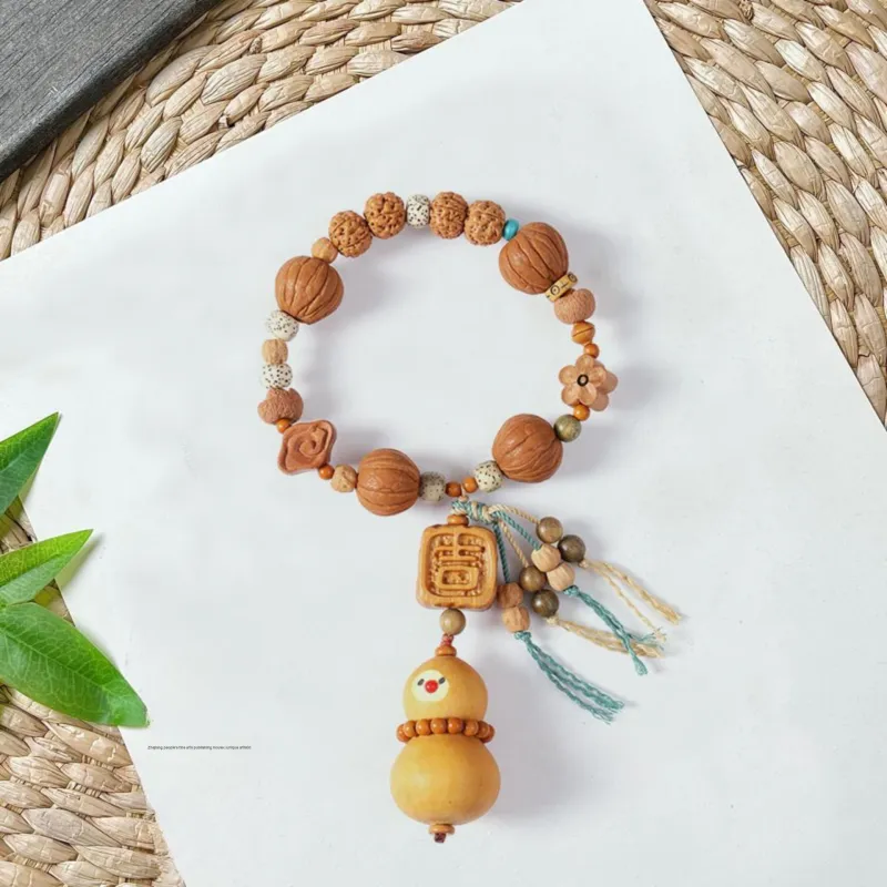 Jinghua Record Peach Pits Bracelets Unisex-6
