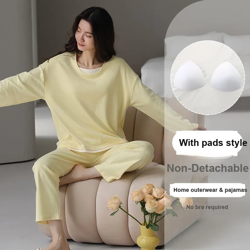 OUSHIBO Pajama Set Women's Image Color-2