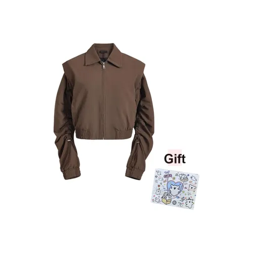 MARIE·COCO Темно-коричневое пальто женские куртки