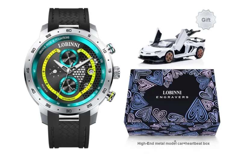 LOBINNI L Mechanical Movement Watch Men's Watches Cut-Out Dial-15