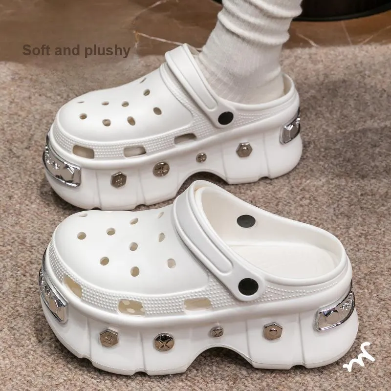 LUNNIFEIYA Reversible Beach Sandals & Slippers White, Black, Pink, Green, Multiple Styles-5