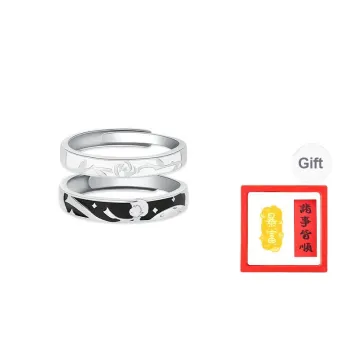 Chongqing Gold Store S999 Fine Silver Rings Unisex
