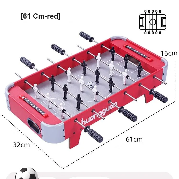 HUANGGUAN Crown Foosball Table Tabletop Pop Up Game Table With 6 Rods For Boys Board Games-4