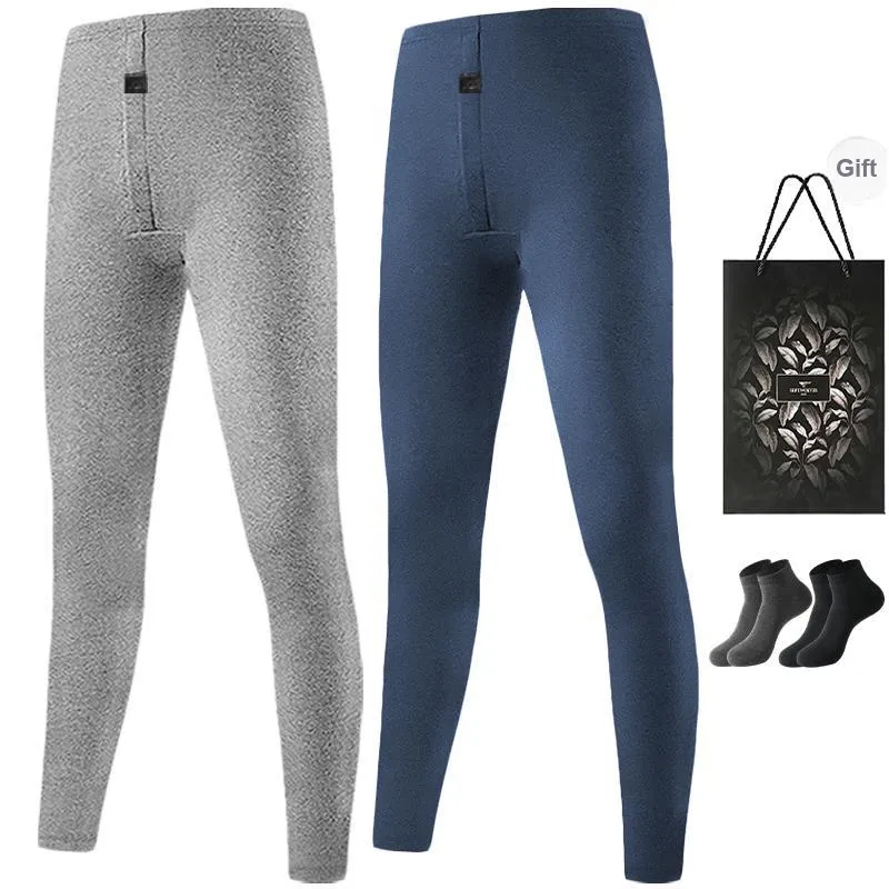 SEPTWOLVES Thermal Pants Men's 2 Pack+Shopping Bag-20
