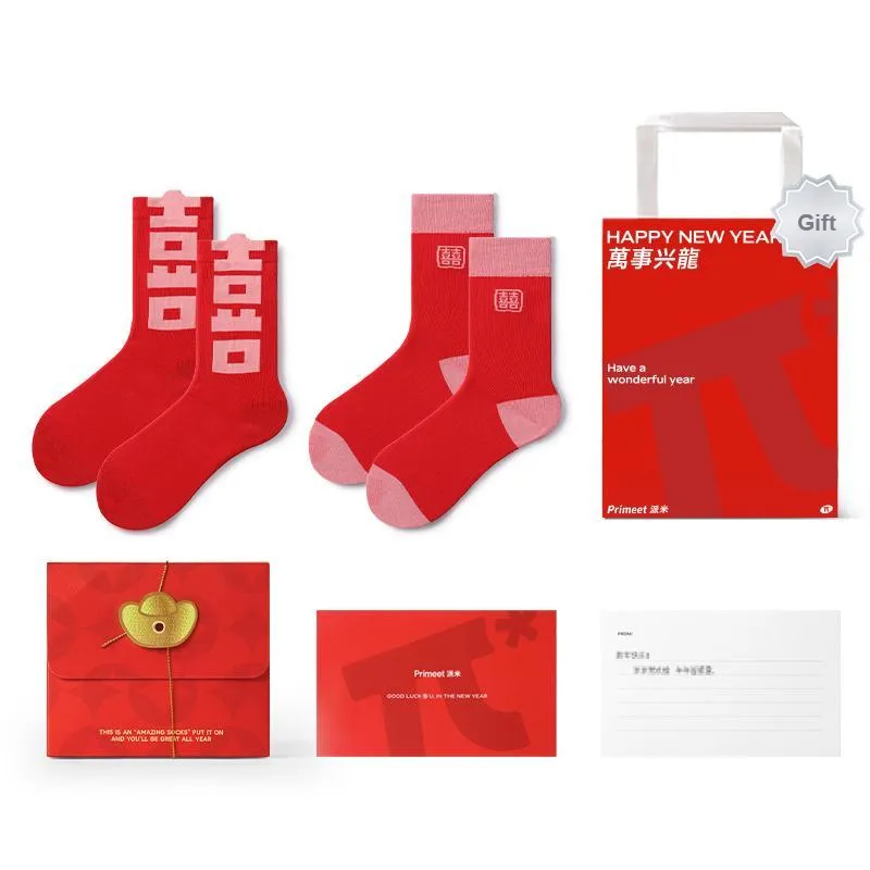 Primeet Mid Calf Socks Unisex 2 Pack-3