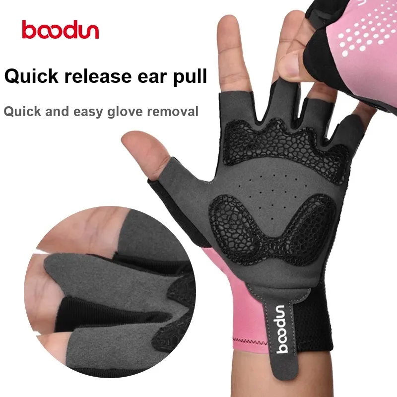 BOODUN Riding Equipment Cycling Glove Sports Unisex Lycra Microfiber Silicone-2