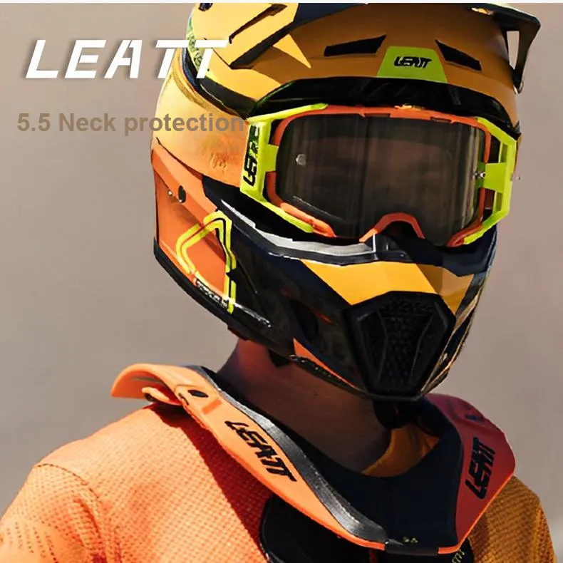 LEATT Motorcycle Protective Gears Glass Fiber Neck Unisex S/M L/XL Neck Protection-1