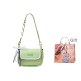 Green+Ribbon+Shopping Bag