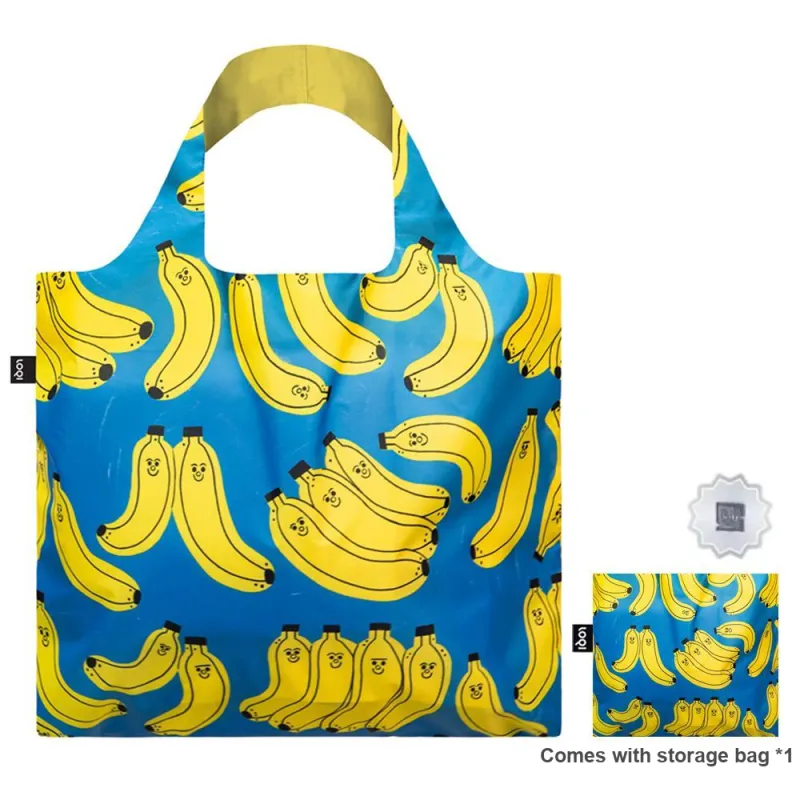 Loqi Recyclable Polyester Shoulder Bag Unisex Banana-0