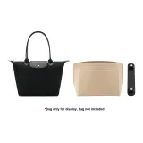 Slip-Resistant Shoulder Pads Black Gold-Tone 23cm+Lunch Tote[Medium]Storage Liner