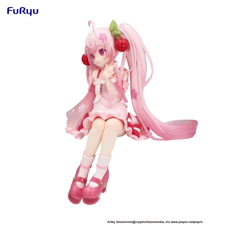 FURYU Hatsune Miku Bubble Pressed Surface Sakura Future 2025 Figure Bonus Gifts-1