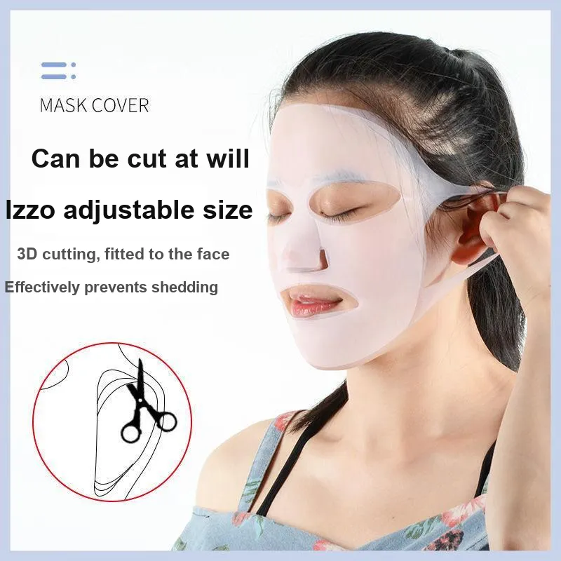 JIAOXUEFEI Facial Mask Fixed Silicone Mask For Applying Facial Masks Anti-Drop Gold Silicone Mask-4