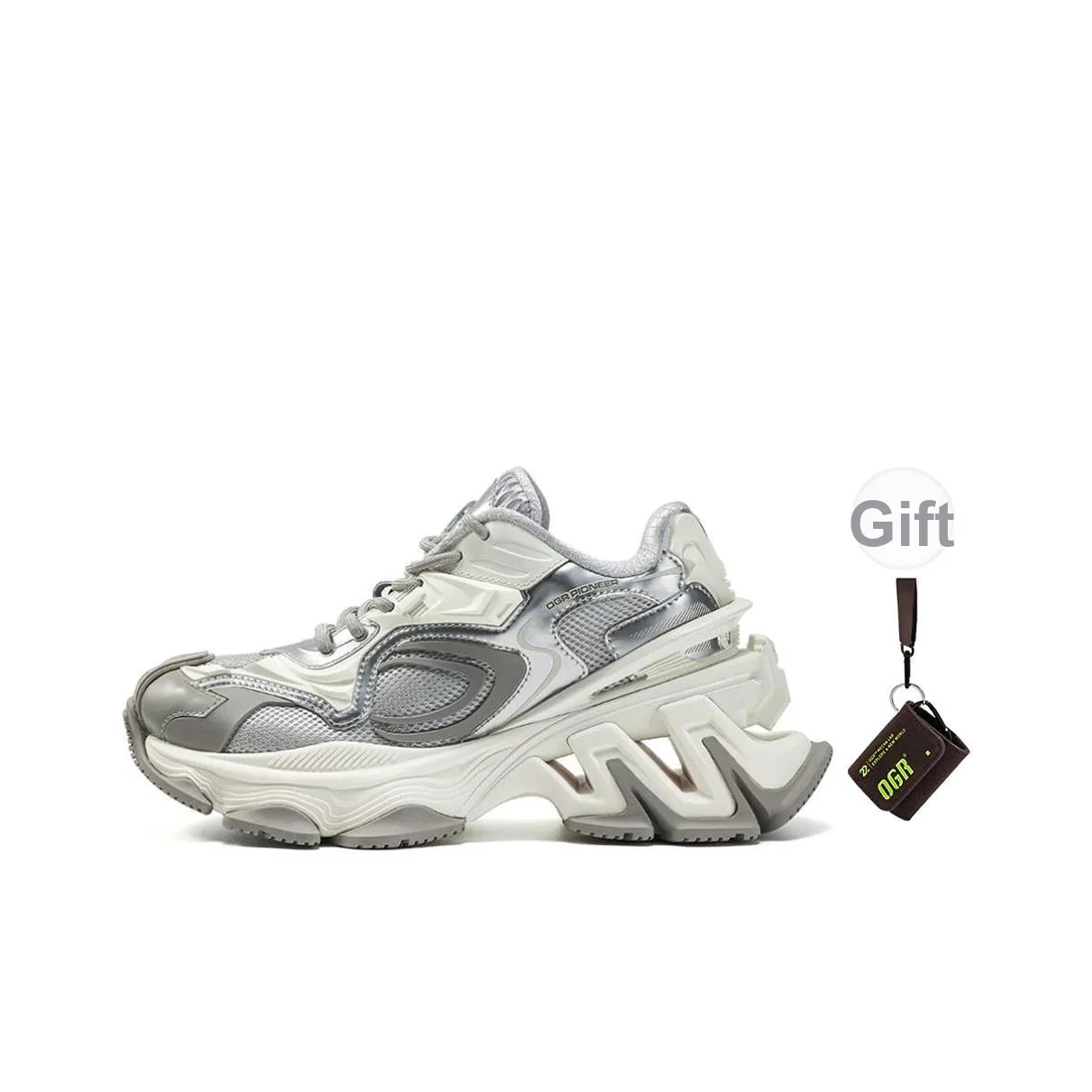 OGR R Line Pioneer Low-Top Crepe Sneakers Unisex OGR R Line Pioneer Низкие Кроссовки с Кремовой Подошвой Унисекс