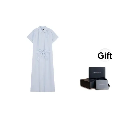 tommy color Hilfiger Short Sleeved Dress Women's