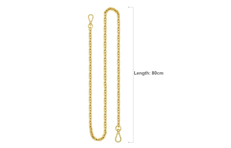 Lan Bao Fan Metal, DuPont Paper Liner, Alloy Extender Chain Bag Accessory Brown-95