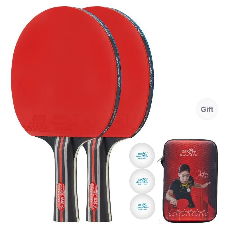 DOUBLEFISH Ping Pong Paddles Unisex Maple Wood Base-85