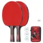 [Luxury Flagship Professional Edition]Long Handle Shakehand Grip*2+Original Thickened Racket Bag+3 Pcs Competition Exclusive Balls