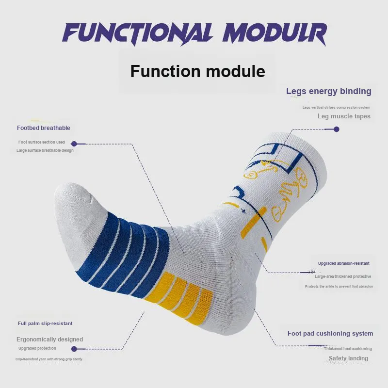 LUOLIAN Mid Calf Socks Men's 3 Pack-69