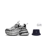 Silver[Comes with Bucket Hat]