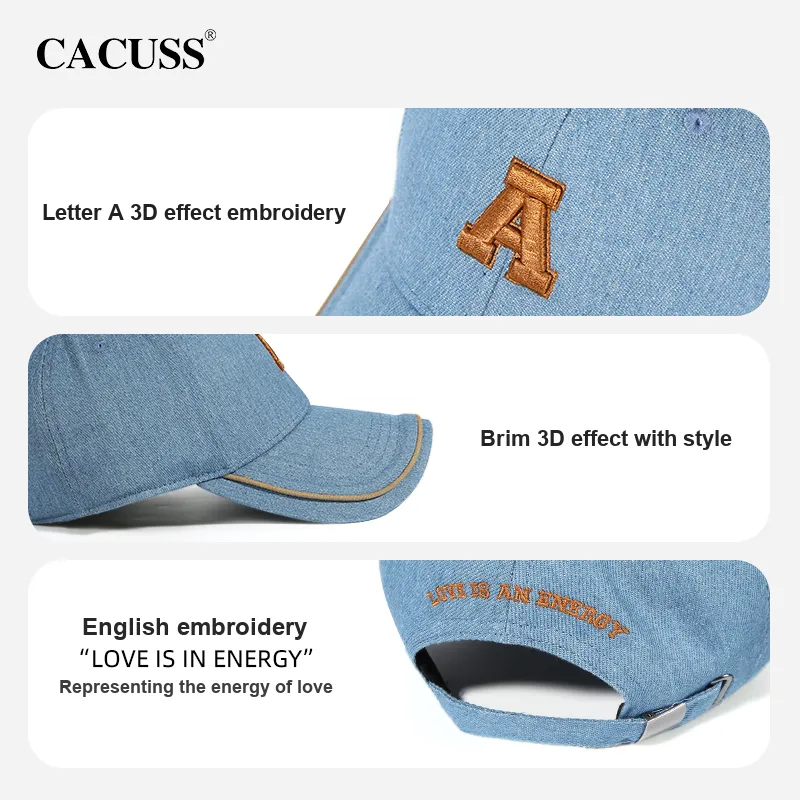 CACUSS Junior Cotton Baseball Caps Unisex-3