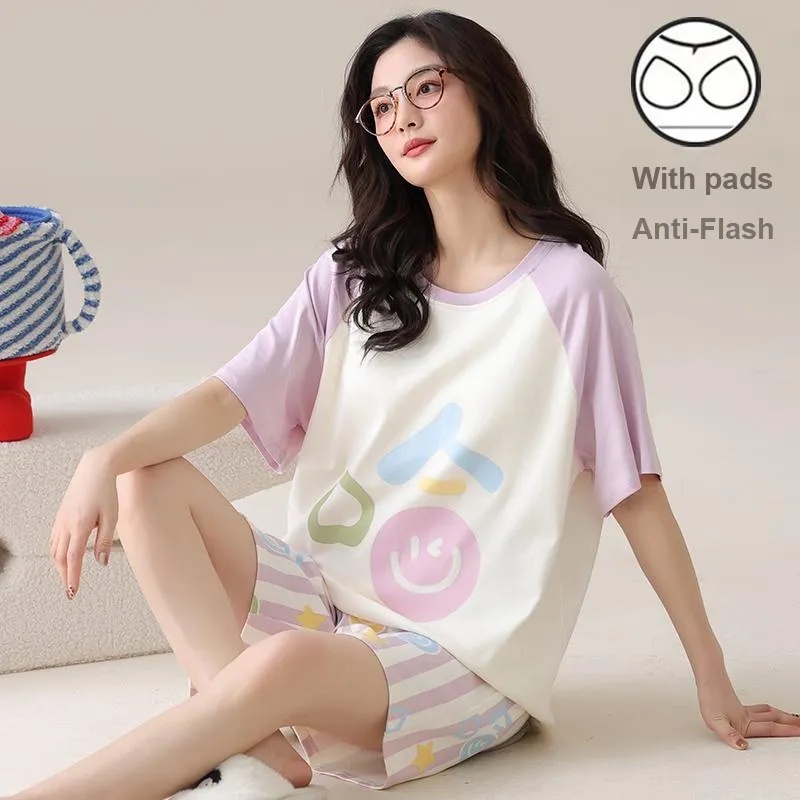 CHUDUAN Pajama Set Women's Image Color-4