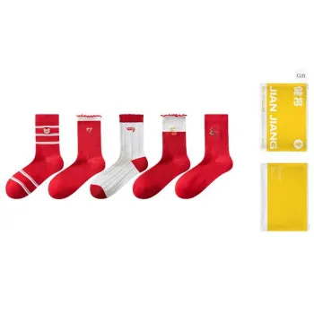 Master Mid Calf Socks Women's Shopping Bag Combo Set