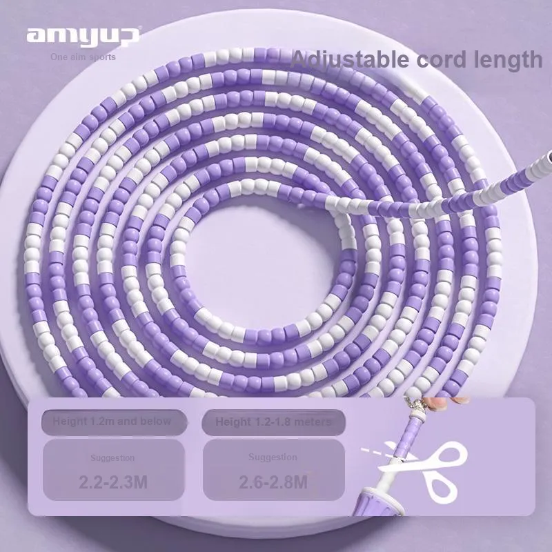 AMYUP Casual Entertainment Non Countable Jump Ropes Adults/Kids/Teenagers/Students PP Controller TPE Silicone Rope 2.8m-2