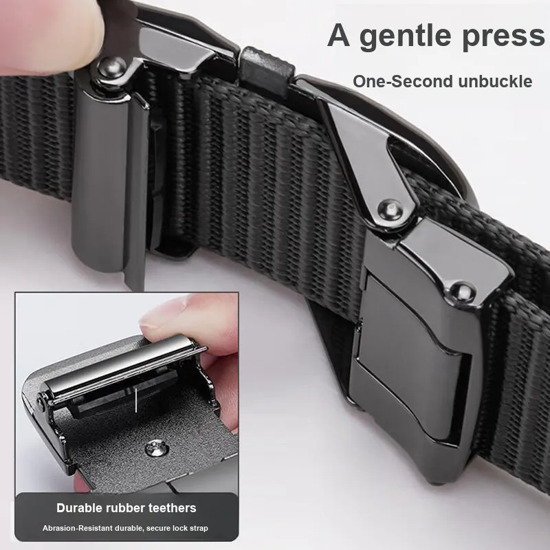 Warrior Fabric Leather Belts Men's 3.5-4