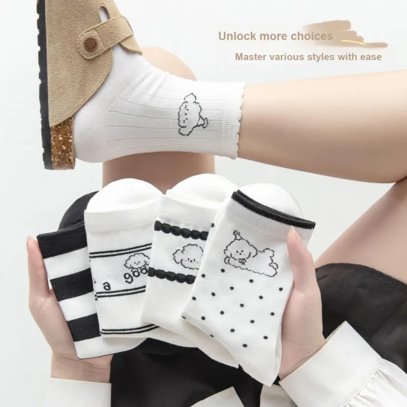 Caramella Mid-Calf Socks Women's 5 Pack-18