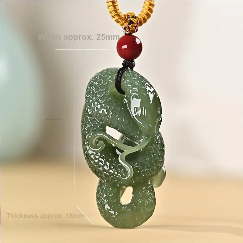 KUNYUYAO Hetian Jade Pendants White Jade Unisex-6