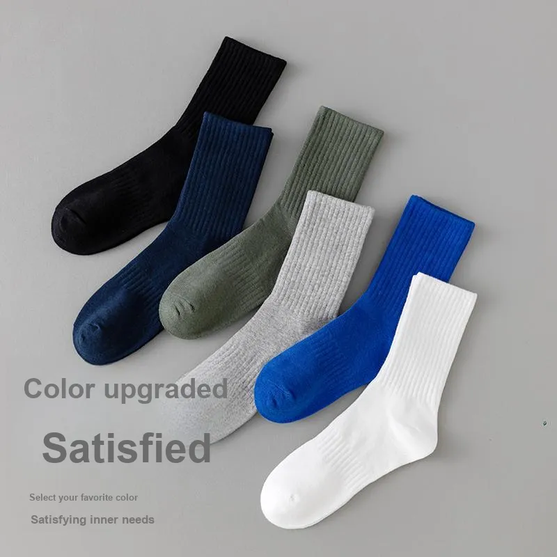 AOKANG Mid Calf Socks Men's 5 Pack-4