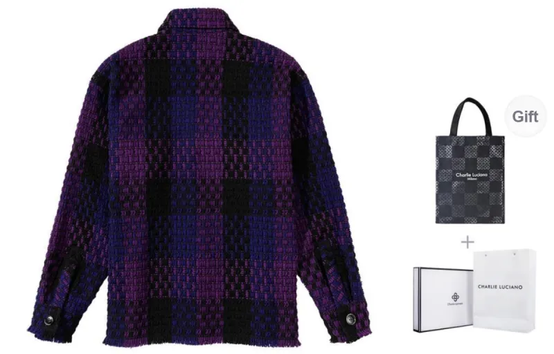 Charlie Luciano Shirt Unisex Purple-7
