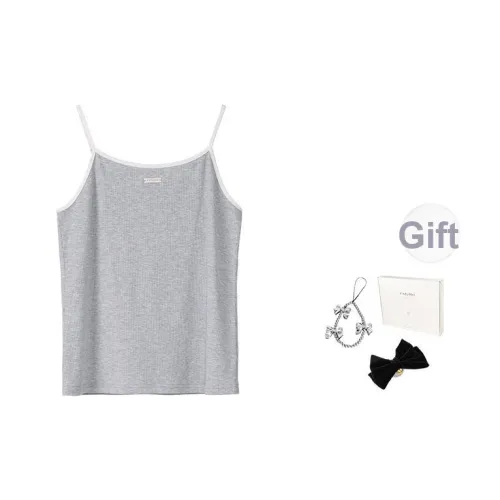 Fstudio Корейский стиль Повседневный Легкий Топ Топ на бретелях Женский