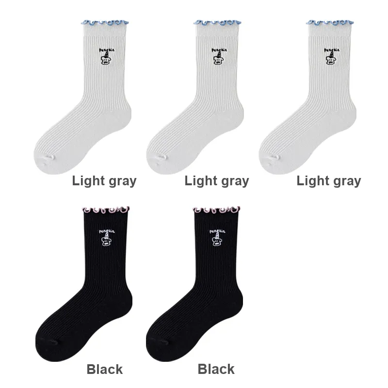 H YXIANG Mid Calf Socks Women's Combo Set-29