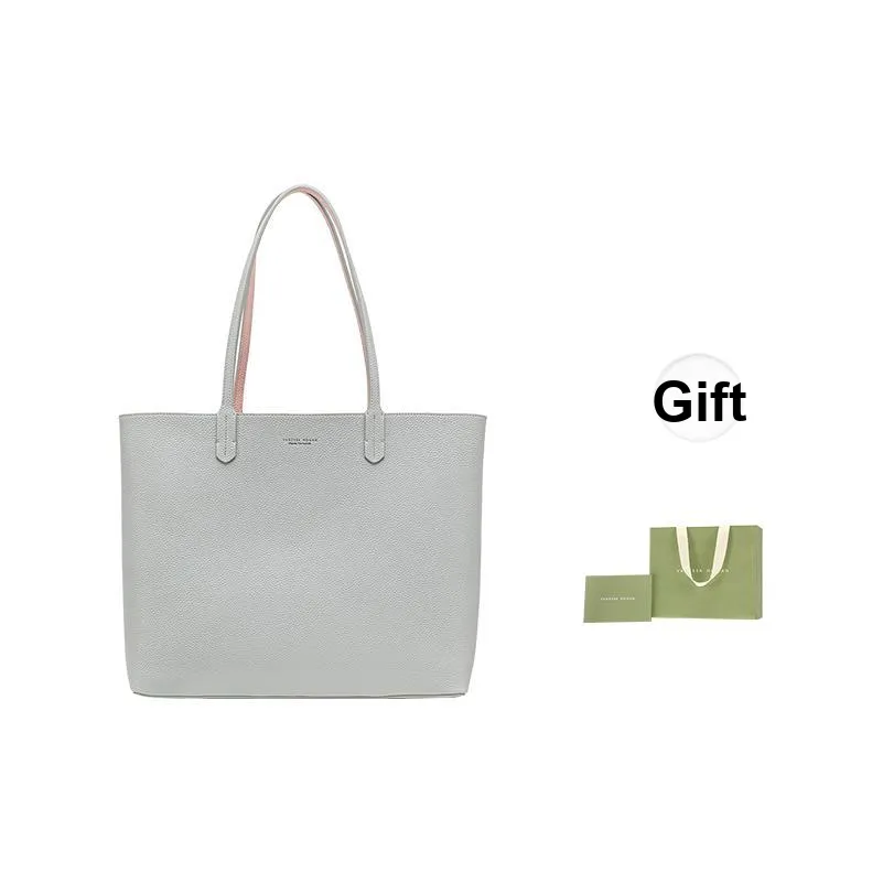 VANESSA HOGAN Коровья кожа Тоут Сумка Сумка для покупок Сумка на плечо Сумка Большая Женская Серого цвета