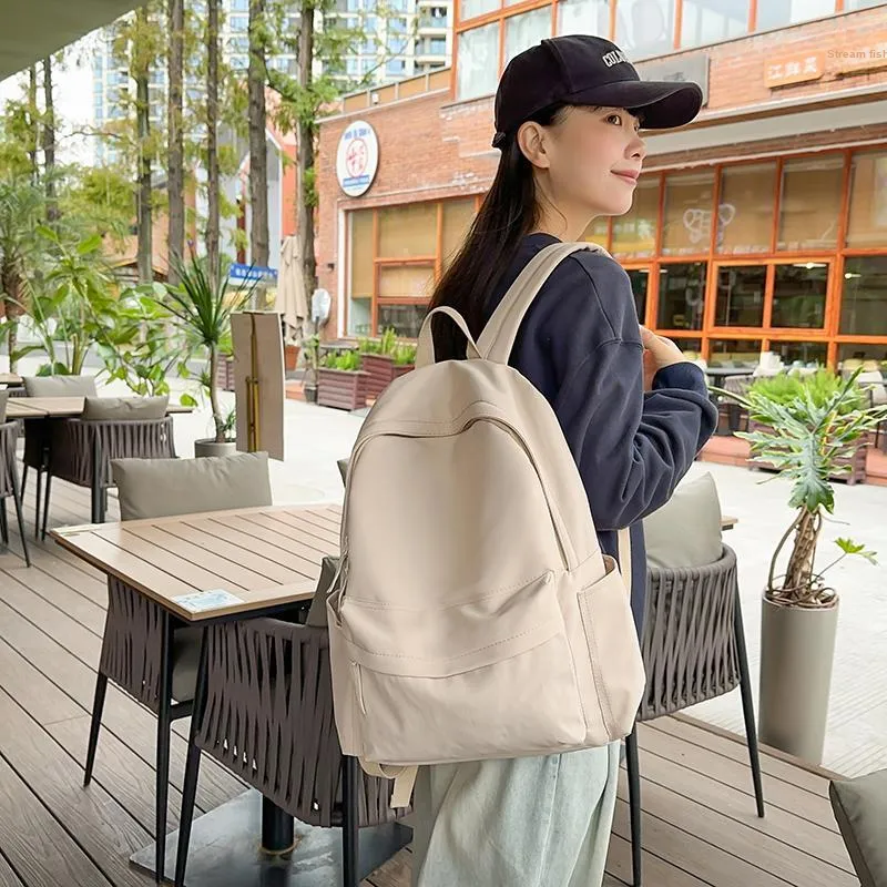 Yalu Nylon Backpack Unisex Multicolor-4
