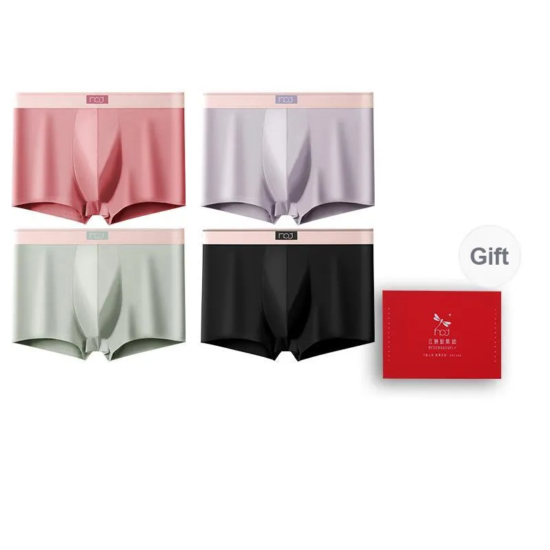RED DRAGONFLY Cotton Panties Men's Gift Box Set Of 4-13