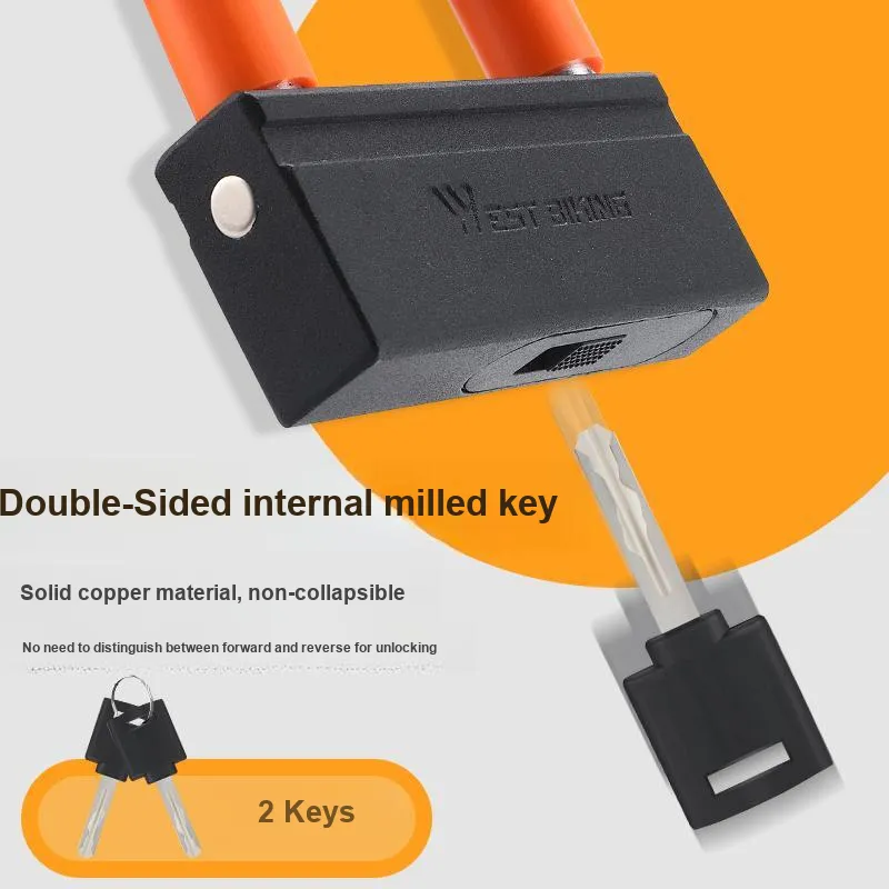 WEST BIKING Bicycle Locks Chain Lock-6