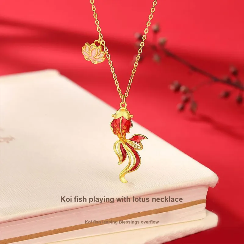 7℃ 999 Fine Silver Sterling Silver Necklaces Women's-3